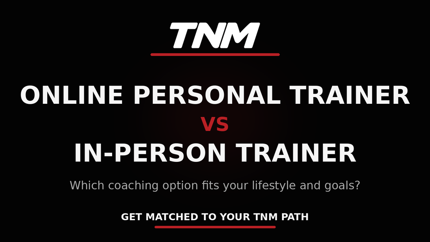 Online personal trainer vs in-person trainer comparison