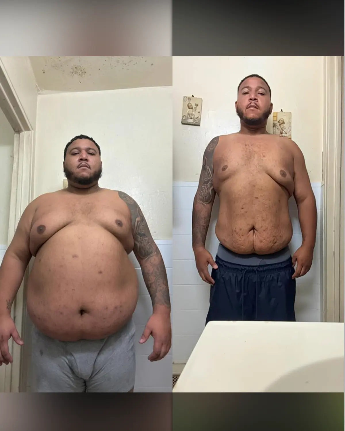 Mike TNM Lifestyle weight loss transformation from 360 pounds to 252 pounds