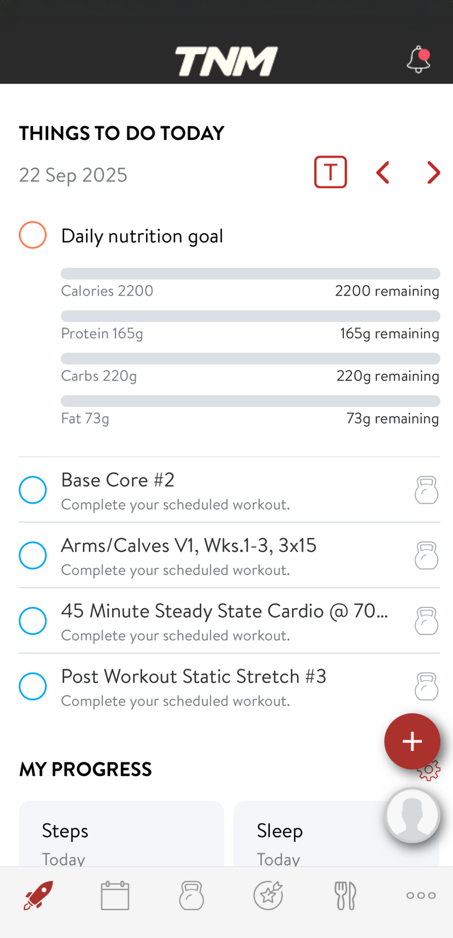 Live Progress Tracking