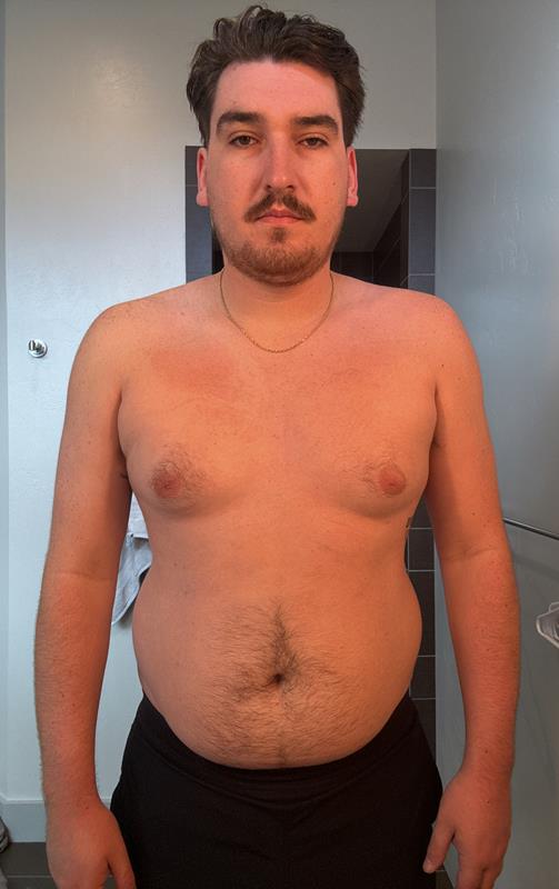Brandon before transformation