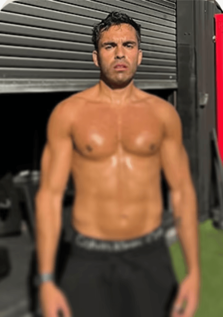 Kyle F. after transformation